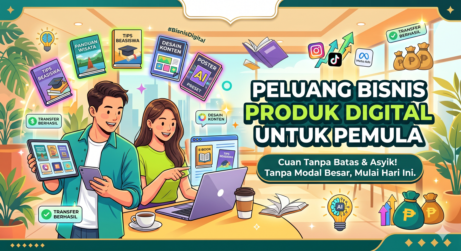 Mengintip Asyiknya Peluang Bisnis Produk Digital Buat Pemula